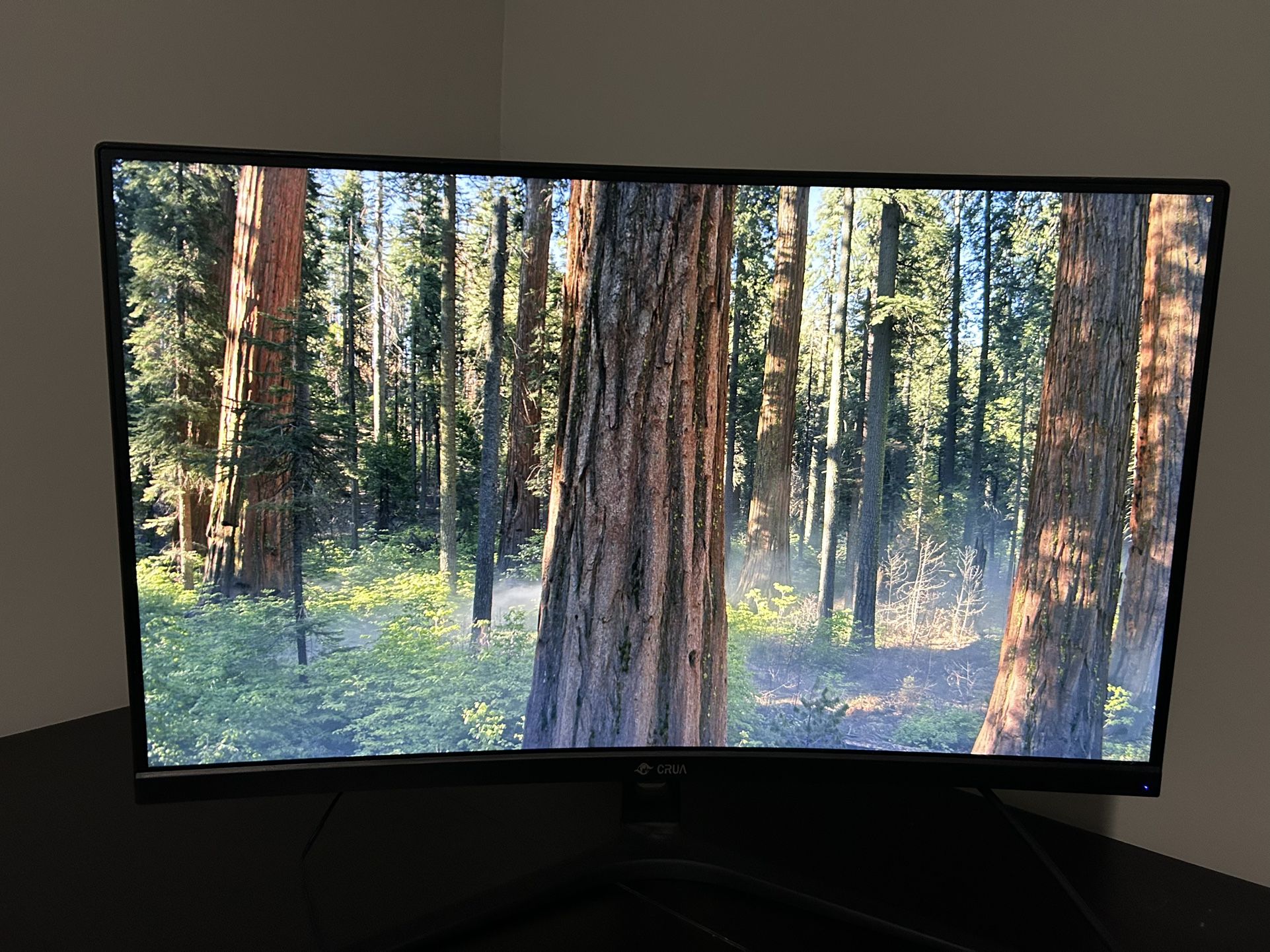 CRUA 27” curved monitor