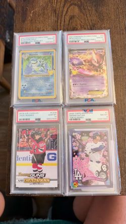 PSA Slabs and raw cards