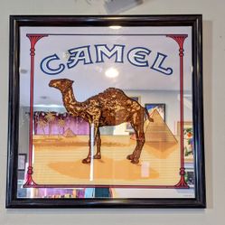 Vintage Camel Cigarettes Mirror