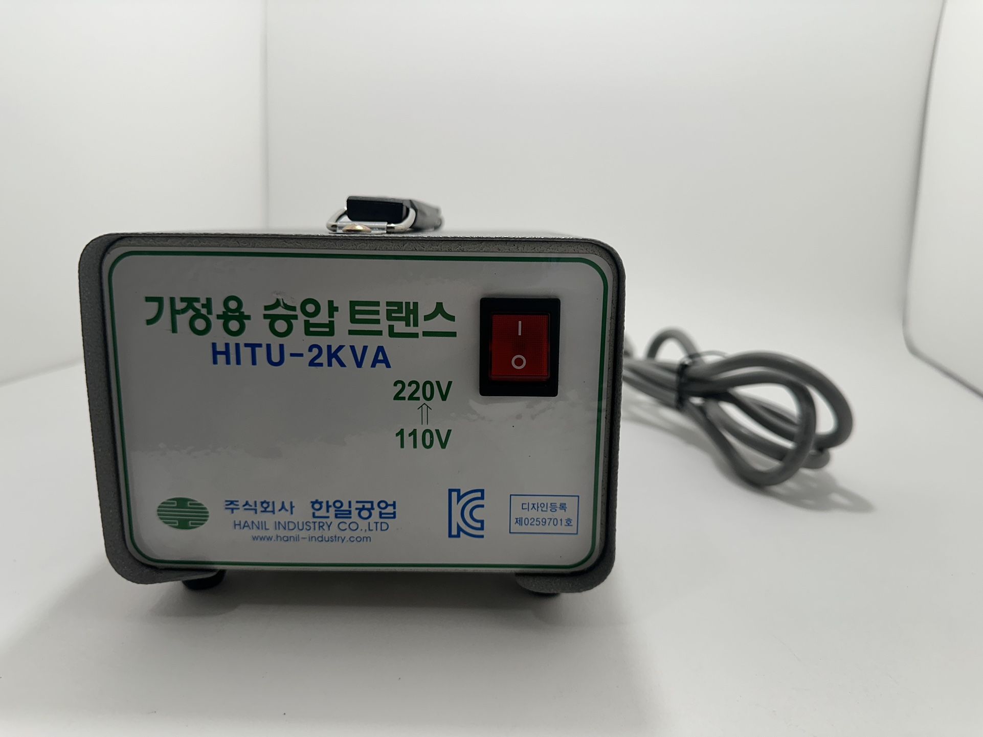 Hanil HITU-2KVA Transformer 110V-220V Made in Korea