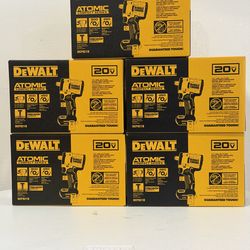 DEWALT ATOMIC 20V MAX Cordless Brushless 1/2 in. Variable Speed Impact Wrench (Tool Only)
