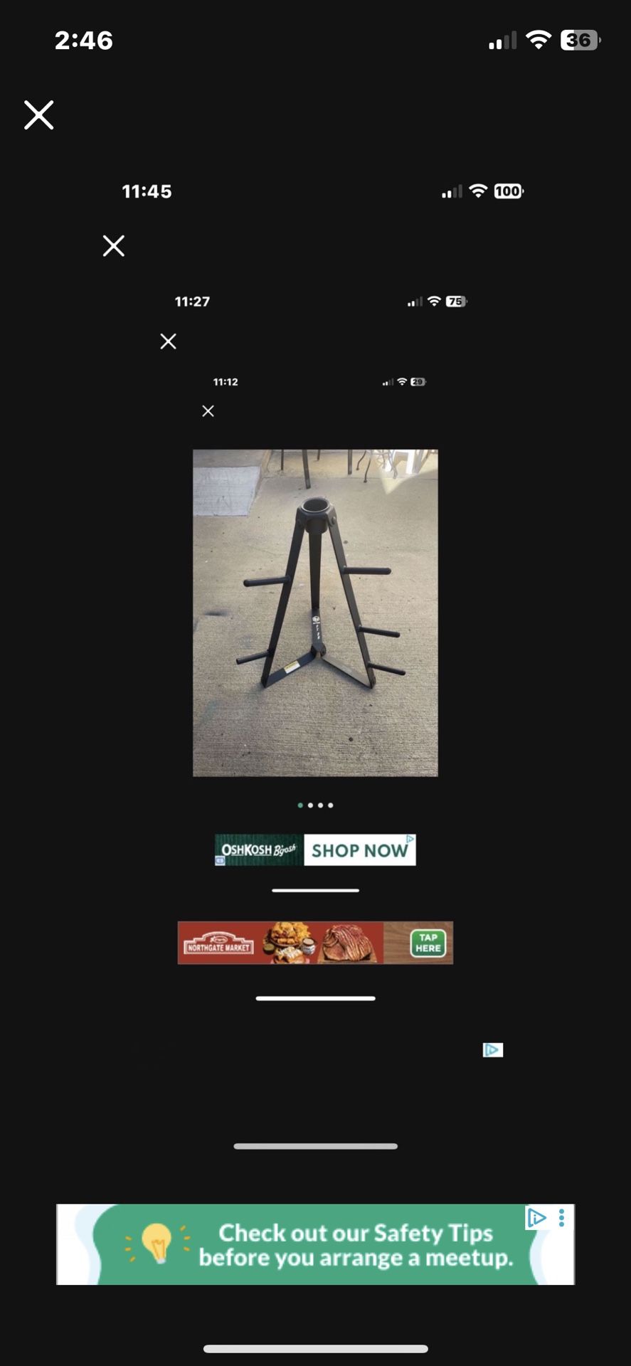 Weight Rack. 20 Dollars