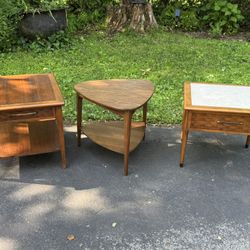 Lane and Mersman Mid Century Side Tables - 3 Tables