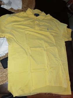 Yellow Ralph Lauren Polo shirt XL