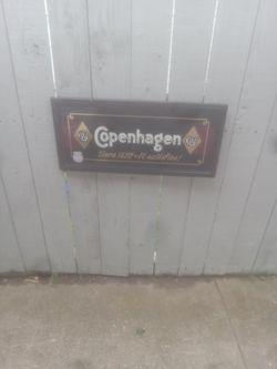 Old Copenhagen sign