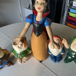Vintage Snow White and Dwarfs (5) set