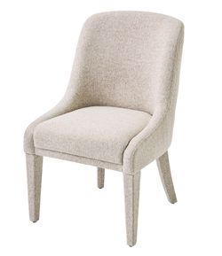 Upholstered Accent Dining Chair Cream Beige