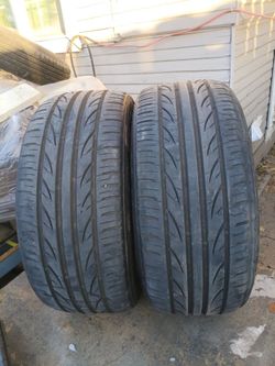 Two 18-in tires good tires