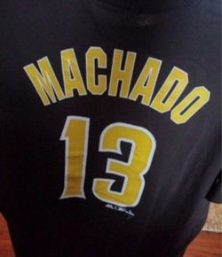Majestic Machado #13  San Diego Padres Baseball T-Shirt size 2XL