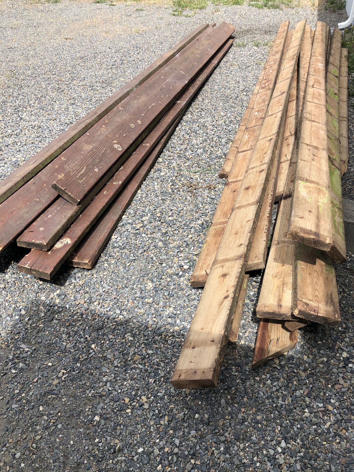 Used 2x6 Deck Boards-Approx 20 @ 19’ And 5 Shorter Ones - Not Pressure Treated-price is For each