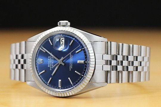 Rolex DateJust Blue Dial 18K White Gold & Stainless Steel (NEW) (NEW)