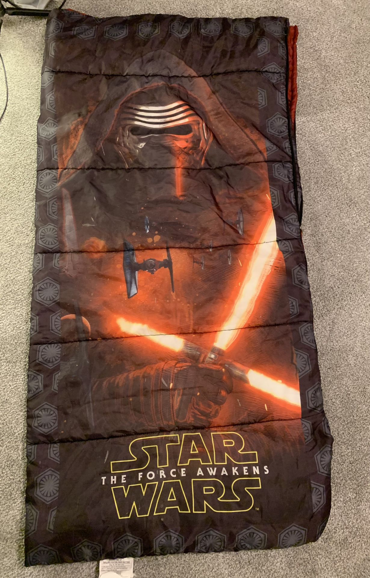 Star Wars The Force Awakens Kylo Ren Youth Sleeping Bag