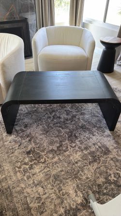 Black coffee table