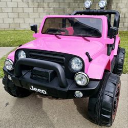 BRAND NEW! Jeep 12volt 2seater Ride On Electric Kids Car With Remote Control Power Wheels Powerwheels 12v