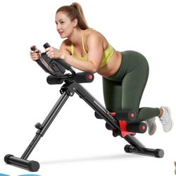 FLYBIRD Ab Workout Equipment, Adjustable Ab Machine Full Body Workout for Home Gym, Strength Training Exercise Equipment for Body Shaping Foldable Wai