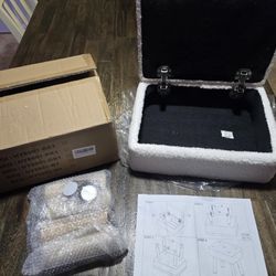 Brand New Small Foot Stool Ottoman With Storage 