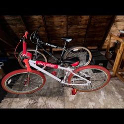 Red And White Thruster 27.5inch Wheels