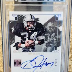 Bo Jackson Auto Graded Card 9/49