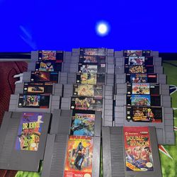 SNES AND NES GAMES 