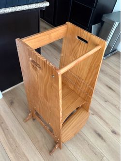 Montessori Wooden Learning Tower / Kitchen Helper Stool
