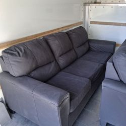 Sofa and love seat  color BLACK