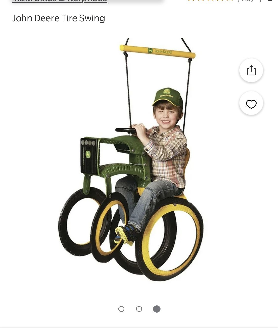 John Deere Tire Swing