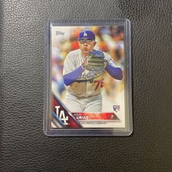 2016 Julio Urias Topps Update Rookie Card