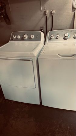 GE washer & gas dryer set