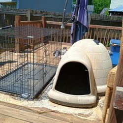 Dog House and Cage