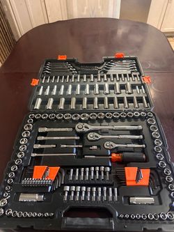 Large Mechanics Socket and Wrench Tool Set