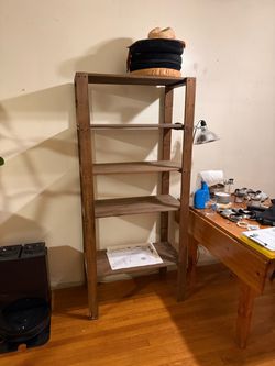 IKEA HEJNE Wooden Shelving Unit