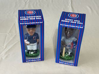 Cubs Greats Hand Painted Bobble Heads