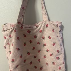 Vintage Pink Strawberry Bag.