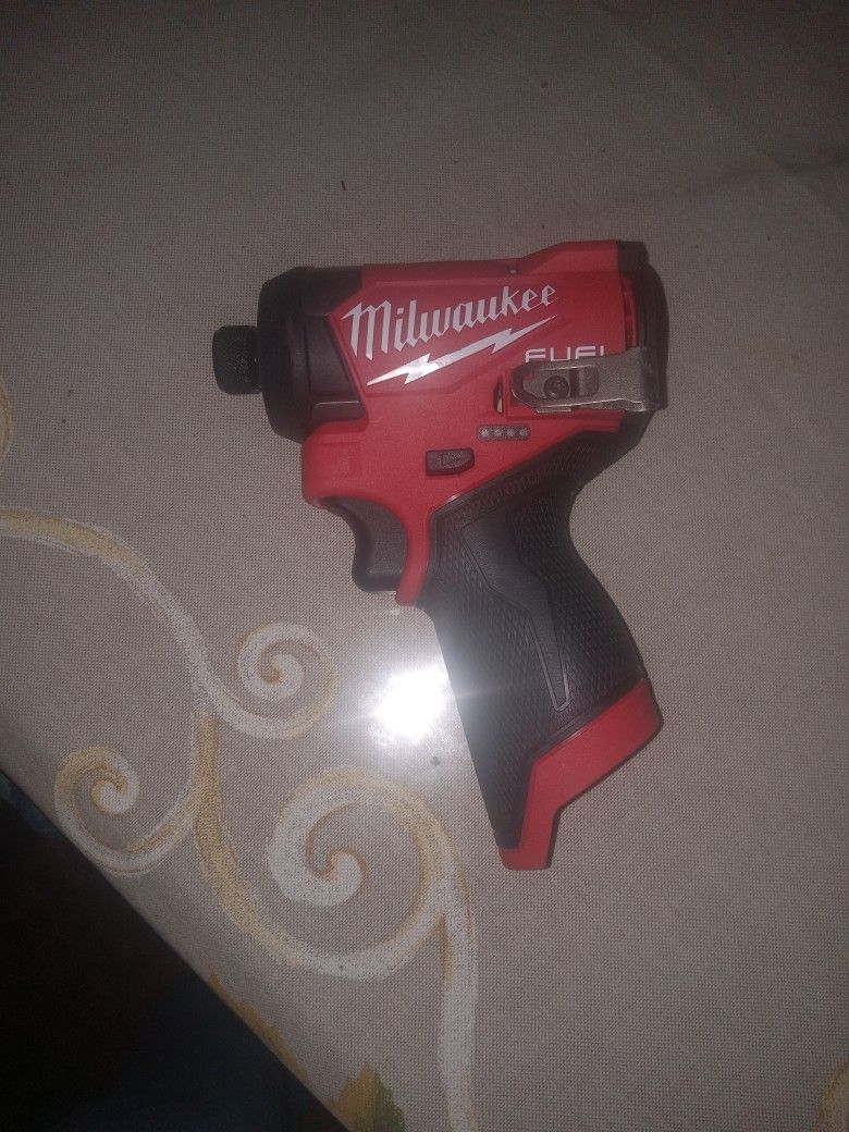 New Milwaukee M12 Fuel 1/4 Hex Impact Tool Only