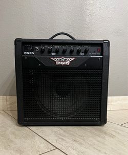 Raven RG20 is a solid-state, hard rock combo amp