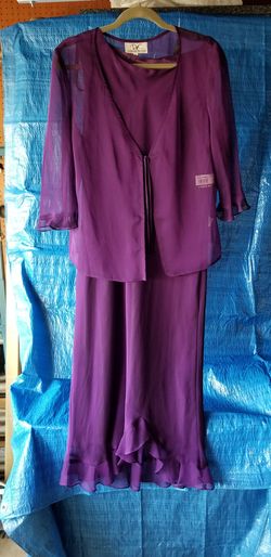 New Donna Ricco Purple Dress