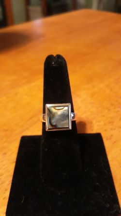 Beautiful Abalone silver ring