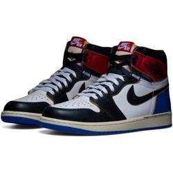 Jordan 1 Retro High OG SP Fragment x Union LA Varsity Red Sport Royal