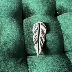 Leaf Silver pendant ( it is designed by my sis) 