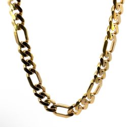 10k Yellow Gold 24” Inch Figaro Chain Necklace GP3111676