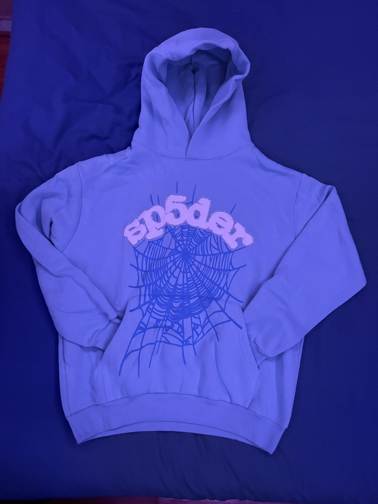 SP5DER HOODIE SKY BLUE