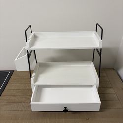 Storage/Organizer Tiered Shelve - great for coffee station or bathroom