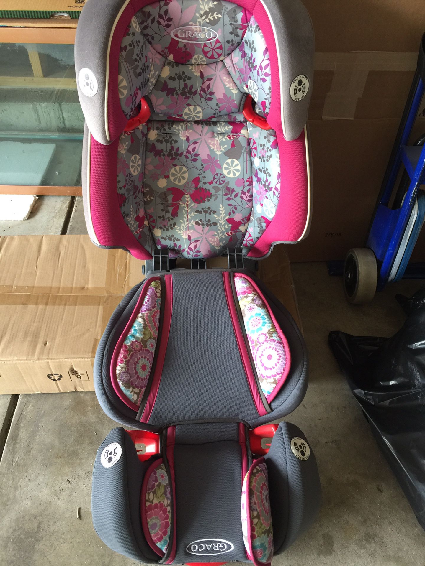 Graco car seat complete seat with booster