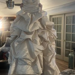 Maggie Sottero Haute Couture Light Gold Wedding Dress