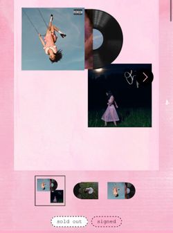 signed Olivia Rodrigo vinyl