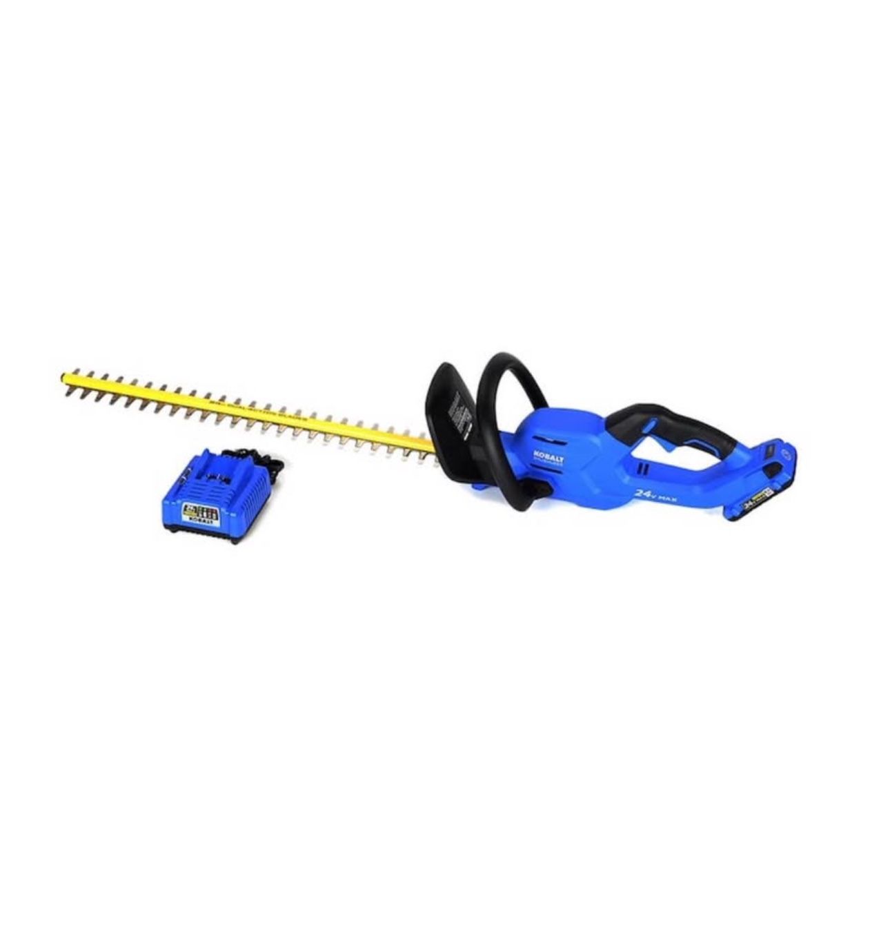 KOBALT 24-volt 24-in Battery Hedge Trimmer 2 Ah (Battery and Charger Included)