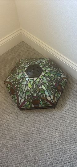 Stained glass lamp or light  Tiffany style
