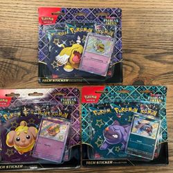 Pokemon Paldean Fates Tech Sticker Collection
