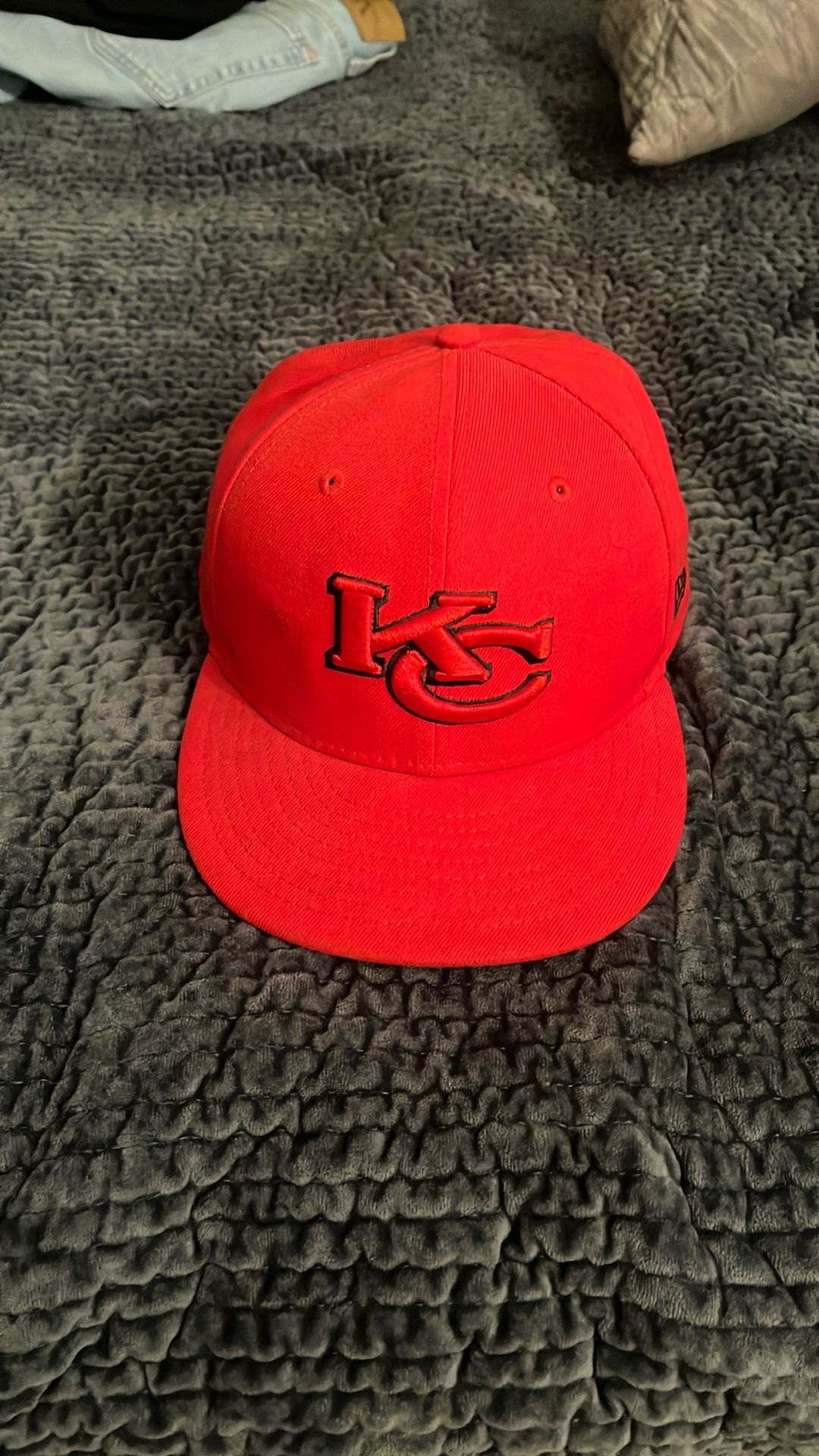 New Era NFL 59FIFTY Logo Elements Kansas City Chiefs Fitted Cap Size 71/2