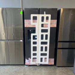 Samsung Black Stainless Side By Side Refrigerator 